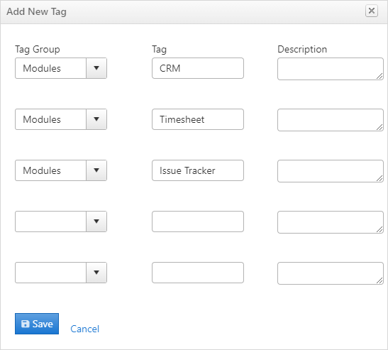 contacts new tag