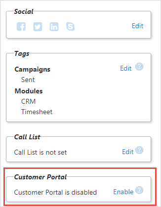 customerportal summary