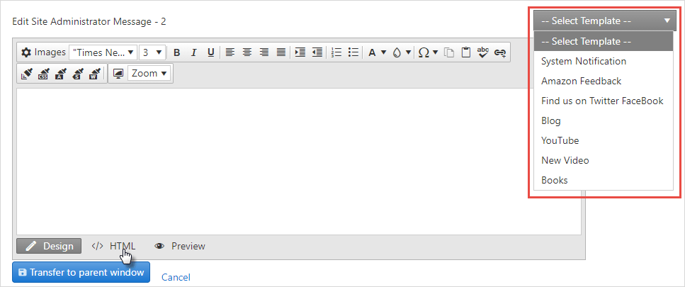 setup editor