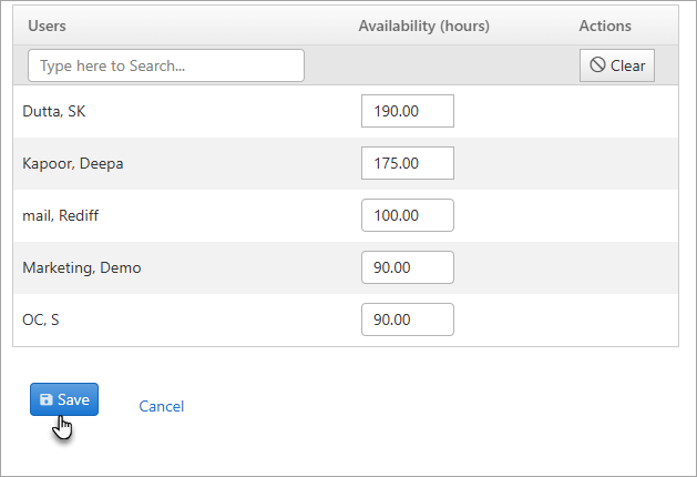 timeoff import availability